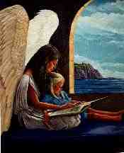 Angel Teaching Child