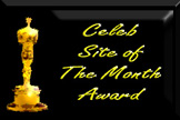 Sealed With a Kiss Celeb Site of the Month Award