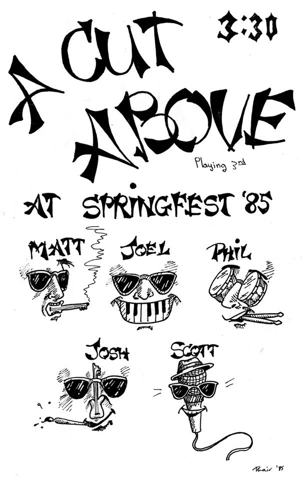 A Cut Above Poster (Spring, 1985) by Liz Phair