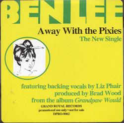 Away With The Pixies promo sticker