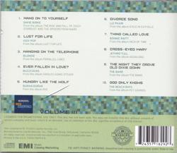 Borders Rock Essentials Volume III back cover