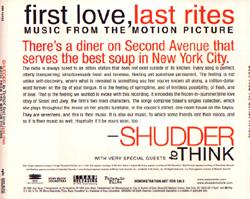 First Love, Last Rites promo CD back cover