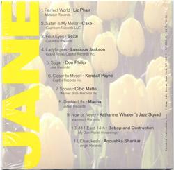 Jane #4 - The Ultimate Summer CD back cover