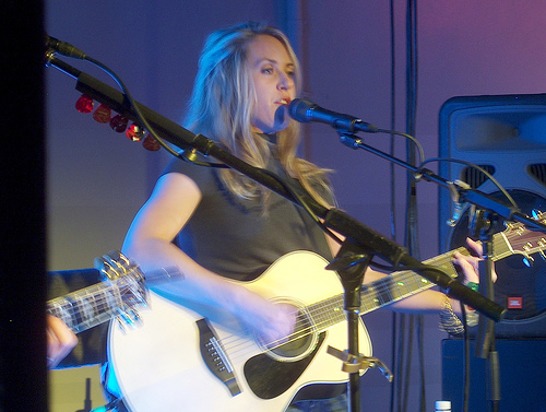 Liz at Sundance, January 22, 2006