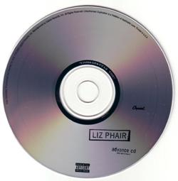 Liz Phair advance cd disc