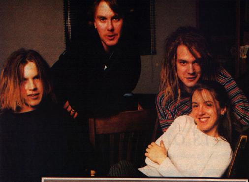 Liz Phair at McCabe's Guitar Shop with Beck and Soul Aslyum, Santa Monica, CA, December 3, 1993 (photo by Greg Allen)