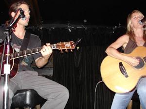 Dino Meneghin and Liz Phair at Café Du Nord, San Francisco, CA, August 18, 2005