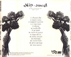Whip-Smart advance CD back cover