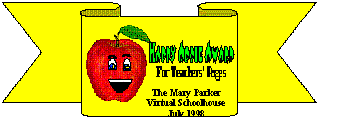 The Happy Apple Award for the Mary Parker Memorial Virtual Schoolhouse