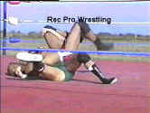 The Sheriff attempts a quick pin.