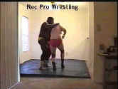 J.P. gets slammed into a wall.