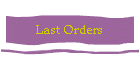 Last Orders