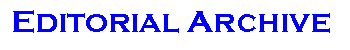 Editorial Archive