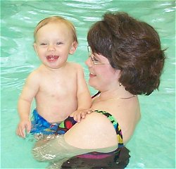 Jordan in Pool