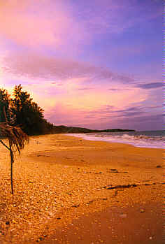 At sunset