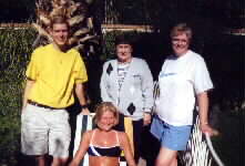 Aunt Janice with my family