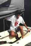 Ryan preparing his Laser