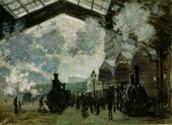 Monet - Saint-Lazare Station
