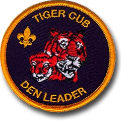 Tiger Cub Den Leader badge
