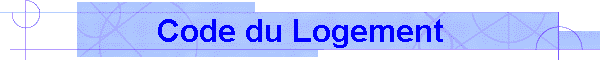 Code du Logement