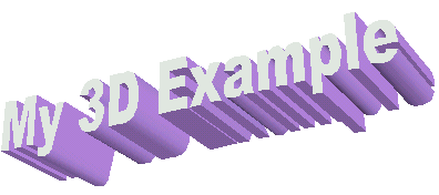My Completed 3D Example