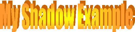 My Shadow Example