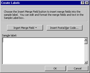Creating Mail Merge Labels