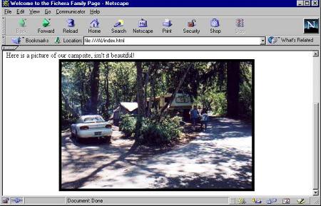 Two adjoining campsites at Big Sur