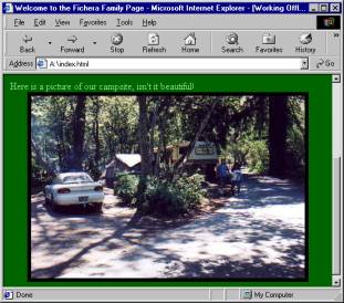 MSIE with black border