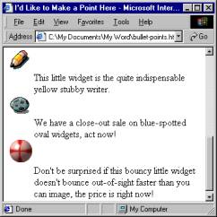 MSIE Definition Lists with images.