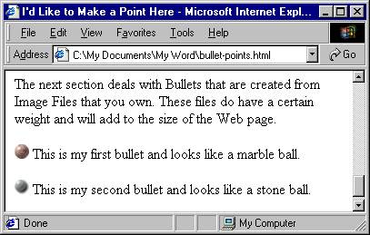 MSIE images used as bullets.