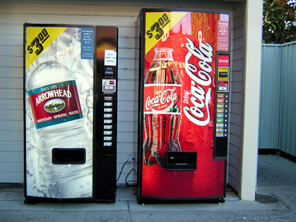 6 Flag's Marine World $3.00 Coke and Water. If you're thirsty, really thirsty... go for it!