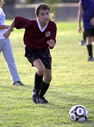 Elena Fichera is really into Soccer.