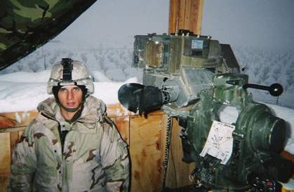 Yes that's snow out there and Sean said it was very cold.