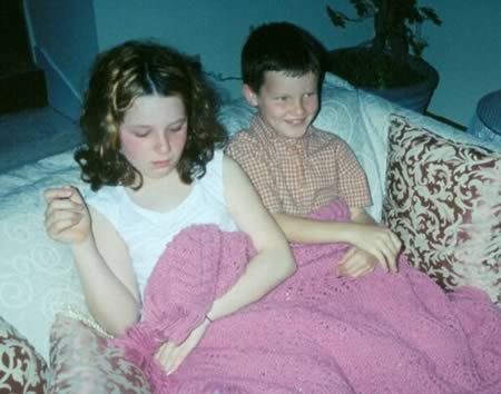 Tiffany and Caleb Yon in 2003 at 10yrs and 8yrs old.