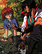 Young Kenshin with Master Hiko Seijuro