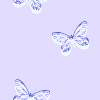 blue embossed butterflies