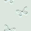 green embossed butterflies