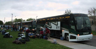 Home again - don't forget your stuff.