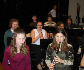 Freshman Band played first.