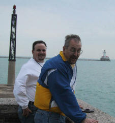It was very windy on the pier - well duh!
