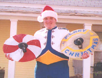 Gavin's cymbalism adds a lot to the parade.