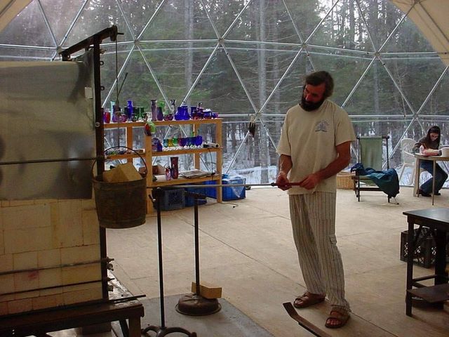 Rick Shapero in his Cedarville studio.