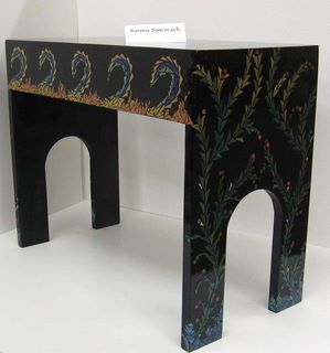 Bench by Sandy Spiewak, painted for the 2005 Art Auction