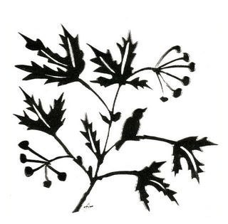 Viburnum, silhouette by Annegret Goehring