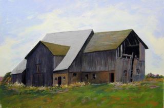The Gage Farm, pastel by David Bigelow
