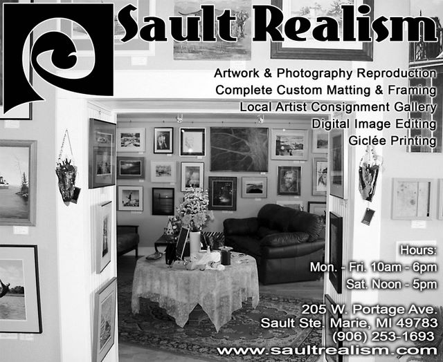 Sault Realism: Artwork and Photography Reproduction, Complete Custom Matting and Framing, Digital Image Editing, Archival Giclee Digital Printing and much more. See www.saultrealism.com