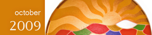 October 2009: Coming Home, painting by Zoey Wood-Salomon