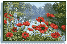 Painting -Monets Garden.