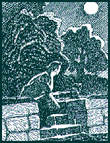 Moonlight scene -by Edward Shenton